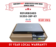 [READY STOCK]  Cisco SG350-28P-K9 - 28-port Gigabit POE Managed Switch