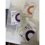 Sleeve popcorn in many sizes, hard hard type for cards, photo cards with rounded corners 56x87, 59x9