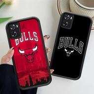 YB-7 Chicago Bulls Shockproof Casing for OPPO A57 A36 A57e A57s A96 A77s A77 A76 Realme 9i C33