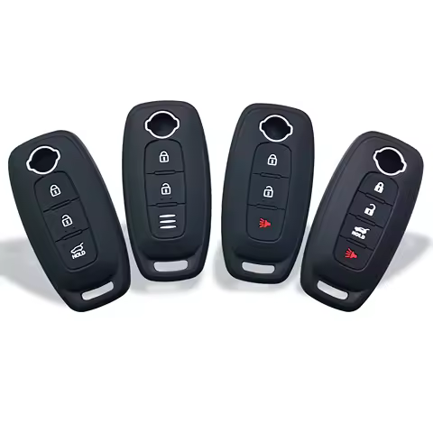 Silicone 3 4 button remote control car key case holder suitable for Nissan X-trail T33 X-Trail J12 T