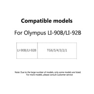 LLANO Olympus BLS5/LI-90B/BLN-1 Camera Charger LED USB Dual Slot Digital for EM10 E-P7 OM5 EP1 EP2 E