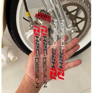 H2C fork sticker, uvdtf material