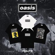 Oasis Band T-Shirt - Oasis World Tour Merch Graphic Tee Unisex Baju T Shirt Lelaki 100% COTTON In Lo