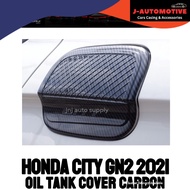 Honda city gn2 2020-2021 Oil fuel Tank Cover Gas Tank Cover (Carbon Fiber / Chrome)