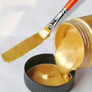 3.38oz/100ML Golden Paint Metallic Acrylic Paint,Waterproof Not Faded For Statuary Coloring DIY Hand