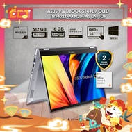 Asus Vivobook S14 Flip OLED TN3402Y-AKN206WS/AKN216WS Laptop (R7 7730U 4.50GHz,16GB,512GB SSD,ATI,14