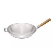 Zebra Vitalux 3Ply Chinese Wok W/Teak Wood Handle