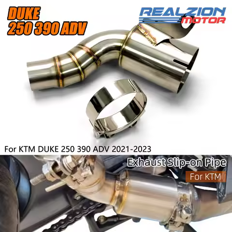 RZ DUKE 390ADV 2022 Exhaust Pipe Slip On Pipe Adapter Middle Pipe For KTM DUKE 250 390 ADV 2021-2023