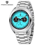 PAGANI DESIGN Quartz Watch Original 100% Japan VK63 Movement Sports Stainless Steel Watch Luxury Bus