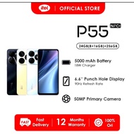 Itel P55 4G Smart Phone | 24(8+16GB) RAM / 128GB/256 ROM | 50MP I 5000 mAh I Dual Camera  |