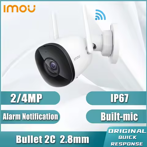 imou Bullet 2C 2MP 4MP WIFI Camera Outdoor Waterproof IP67 Smart Human Detection Up to 256GB SD Stor