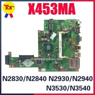 X453M Laptop Motherboard For ASUS X403M F403M X453MA N2830 N2840 N2940 N3530 N3540 DDR3L 100% Workin