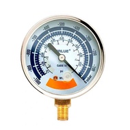BOBBI【จัดส่งจากกรุงเทพฯ】ไมครอนเกจ Vacuum Gauge VALUE แบบเข็ม ติดตั้งกับเครื่องแวคคั่ม ตรวจสอบรั่ว  ห