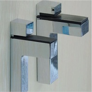 Siku Jepit Kaca Glass Clamp Ambalan Rak Siku Glass Penjepit Penopang