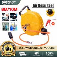 Compressor Hose Reel Retractable 10m Auto Rewind Tool Reel Swivel Bracket Air Hose Reel agriculture