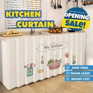 Kakideco Cabinet Curtain Kitchen Curtain Langsir Dapur Langsir Kabinet Dapur Tirai Dapur