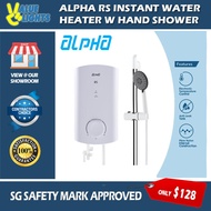 Alpha RS Instant Water Heater / Shower Heater (Non Pump) White