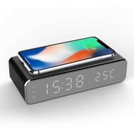 Electric LED 12/24H Alarm Clock With Phone Wireless Charger10 R-21
