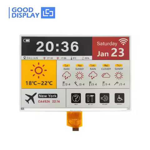10.2-inch large ePaper four color E Ink screen Module 960x640 Elongated Screen, GDEM102F91