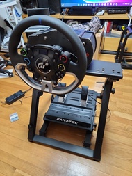 fanatec csw 2.5 with dd pro wheel+pedal+seat and rig not thrustmaster logitech g923 g29 t300 t500 t248 simagic moza playseat challenge Alcantara