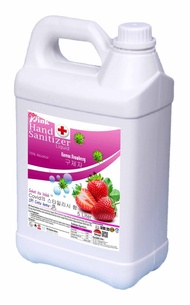 opi hand sanitizer 5 liter lemon cair (spray) dan gel 10 varian wangi - strawberi cair (spray)