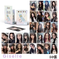 Korean fashion TX (G) I-DLE IVE BTS TXT EXO peripherals 55 sheets/box Lomo card Laser card Album car