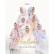 Ninano Label / HALIME Series / Classic Hijab / ethnic Hijab / Rectangular Hijab with Voal motif / Re