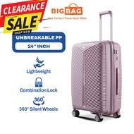 BIG BAG Elite 24" (PP) Polypropylene Luggage 24 Inch Unbreakable Luggage Bag Travel 24 Inch Suitcase