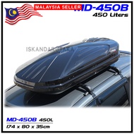 TAKA MD-450B [XL Size] 450L Car Roof Box [Explorer Series] [Glossy Black] [FREE Universal Roof Rack] Cargo Slim ROOFBOX