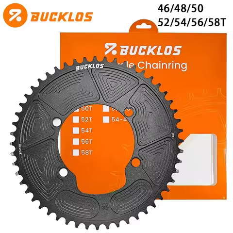 BUCKLOS 110 BCD Chainring 46-58T Road Bike Chainring for Shimano Tiagra 4700/105 5800/Ultegra 6800 B