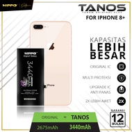 Hippo Baterai TANOS High Capacity For iPhone 8 Plus X XS MAX 11 Pro Max Batere Battery iPhone Original Cell Batrai
