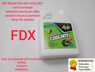 AIR RADIATOR-RADIATOR COOLANT FDX isi 1L/cairan pendingin mesin motor honda yamaha kawasaki(FDX)