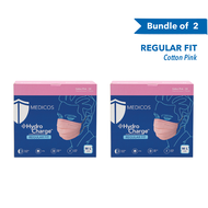 MEDICOS Regular Fit 175 HydroCharge™ 4ply Surgical Face Mask (Assorted Color)- bundle of 2 boxes