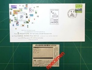 1997年香港郵政署參與星加坡郵展97首日封連當年報紙剪報 /香港郵票 #HFC263