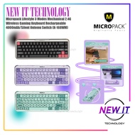 Micropack Lifestyle 3 Modes Mechanical 2.4G Wireless Gaming Keyboard Rechargeable 4000mAh/Silent Out