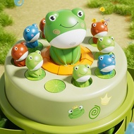 BLISS Catching Music Games, Electric Music Light Hand Eye Coordination Frog Bounce Game, Interactive