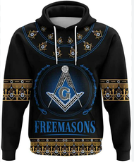 3D HOODIE-  XZX180305   Freemason Masonic Lodge Freemasonry All Over Print Hoodie 27