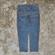 Y2K KOMBOR GOMBRONG BAGGY MULTI PANTS POCKET JEANS DENIM FADING RIPPED WASHED FADED GLORY Original