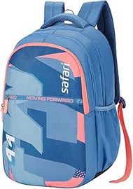 Rove 37L Casual Printed Backpack 2 Compartments Bottle Holder Front Pocket School Bag Boys School Ba