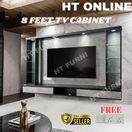 [HT ONLINE] 8ft Modern TV Cabinet / Kabinet Tv / Kabinet TV Gantung / Almari TV / Rak Tv Tv Cabinet
