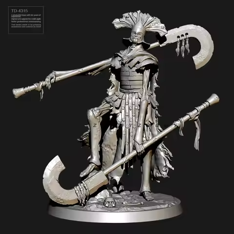 55mm 75mm Resin model kit colorless self-assembly TD-4315/3D