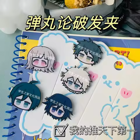 Anime Danganronpa ‌Ouma Kokichi Hair Clips Cosplay Girls Hairpin Women Headwear Student Cartoon Hair