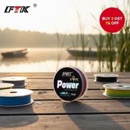 Fishking 100M PE Braided Line 8-80LB 4 Strands Multifilament High Strength Long Cast for Bass and Ca