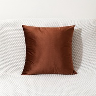 Vỏ gối sofa nhung dày màu trơn Bắc Âu 30x50/45x45/50x50 vỏ đệm cạnh giường nhiều màu sắc (không có l