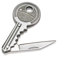 【FAR】พวงกุญแจพับใบมีดขนาดเล็กเครื่องมือพกพามีดสำหรับตั้งแคมป์กลางแจ้งเครื่องปอกพวงกุญแจ