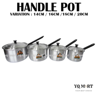 14CM/16CM/18CM/20CM Handle Pot/ Sauce Pan/ Multiple Size/Periuk Bertangkai/Periuk Sauce/