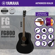 Yamaha FG800 BLK FG Series Solid Top Acoustic Guitar 41" - Black