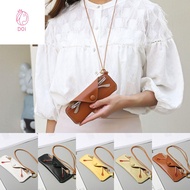 DOI4RE หนังพียู ตัวจัดระเบียบแว่นกันแดด สีทึบทึบ ป้องกันการสูญหาย แว่นกันแดดกระเป๋าถุง กรอบป้องกันสา