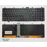 แป้นพิมพ์ คีย์บอร์ดโน๊ตบุ๊ค MSI GE60 GE70 GT60 GT70 GX60 GX70 Laptop Keyboard
