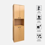 VHIVE Winford 60cm Maple 4-Door Bookcase